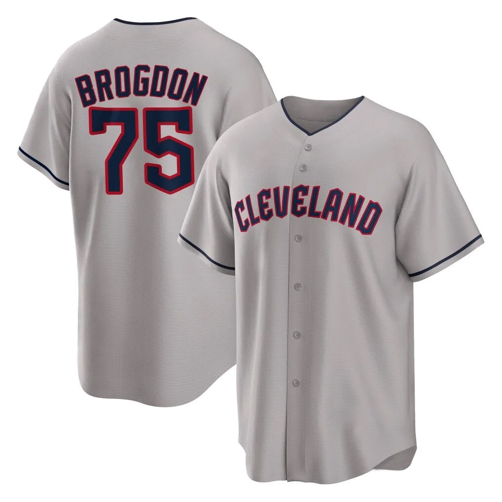 Crovyle C.Guardians #75 Connor Brogdon Player Gray Game Home Stitched Jerseys