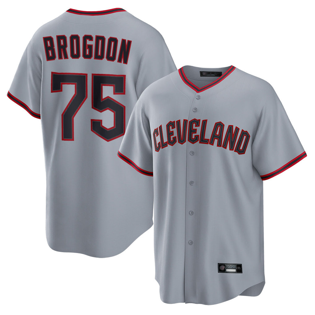 Crovyle C.Guardians #75 Connor Brogdon Player Gray Home Game Stitched Jerseys