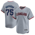 Crovyle C.Guardians #75 Connor Brogdon Player Gray Road Limited Home Game Stitched Jerseys