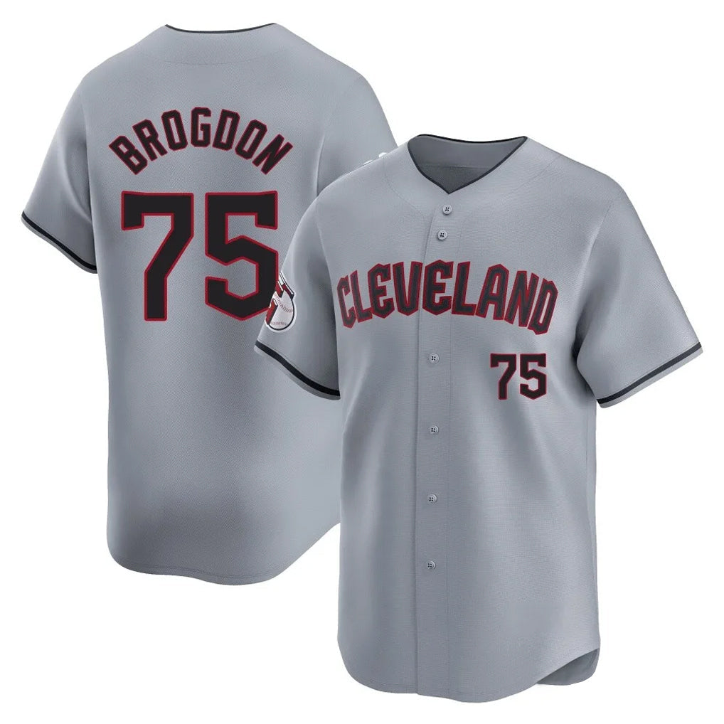 Crovyle C.Guardians #75 Connor Brogdon Player Gray Road Limited Home Stitched Jerseys
