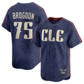 Crovyle C.Guardians #75 Connor Brogdon Player Navy City Connect Limited Home Stitched Jerseys