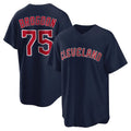 Crovyle C.Guardians #75 Connor Brogdon Player Navy Game Home Stitched Jerseys