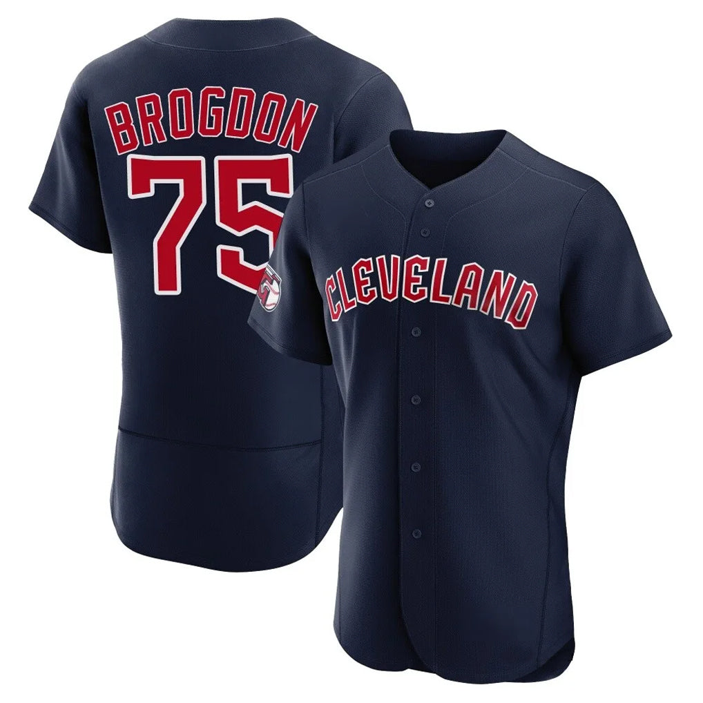 Crovyle C.Guardians #75 Connor Brogdon Player Navy Limited Elite Home Stitched Jerseys