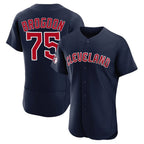 Crovyle C.Guardians #75 Connor Brogdon Player Navy Limited Elite Home Stitched Jerseys
