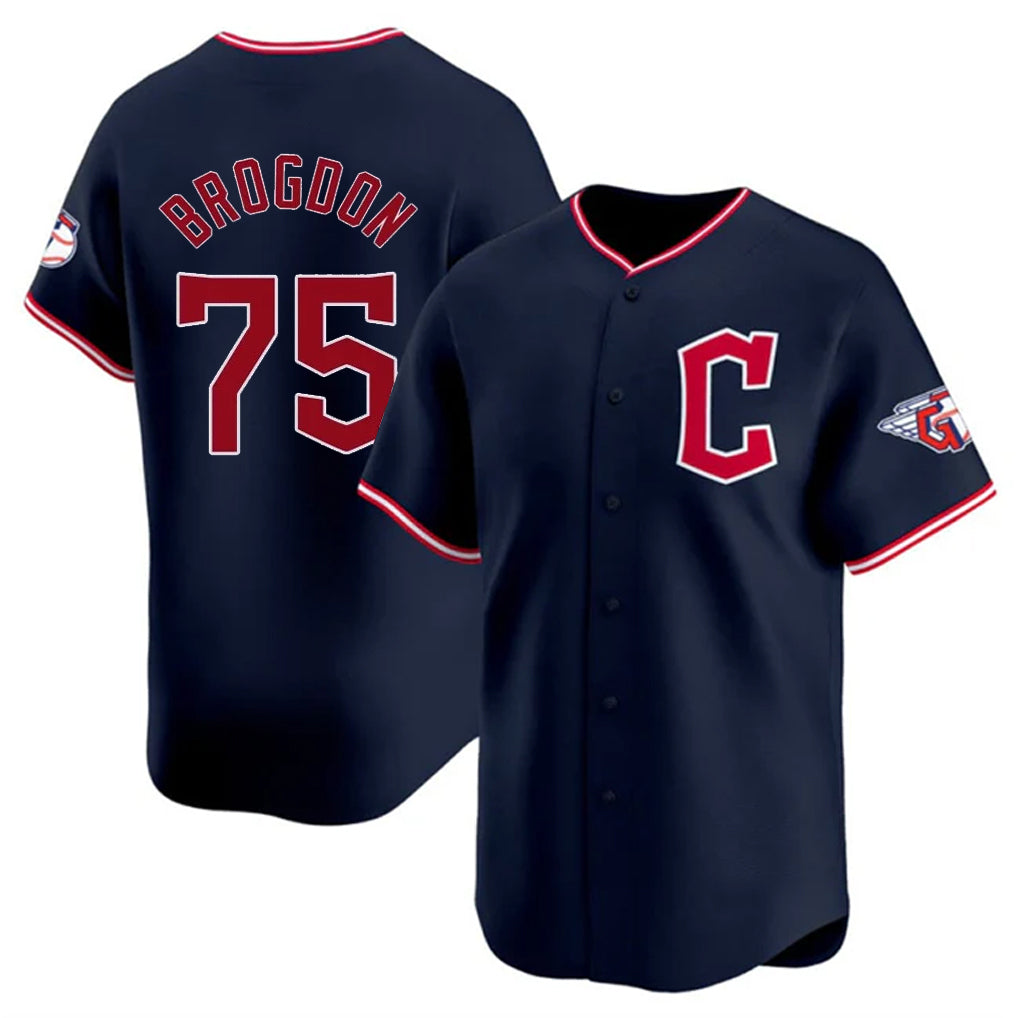 Crovyle C.Guardians #75 Connor Brogdon Player Navy Limited Home Stitched Jerseys