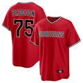 Crovyle C.Guardians #75 Connor Brogdon Player Red Home Game Stitched Jerseys
