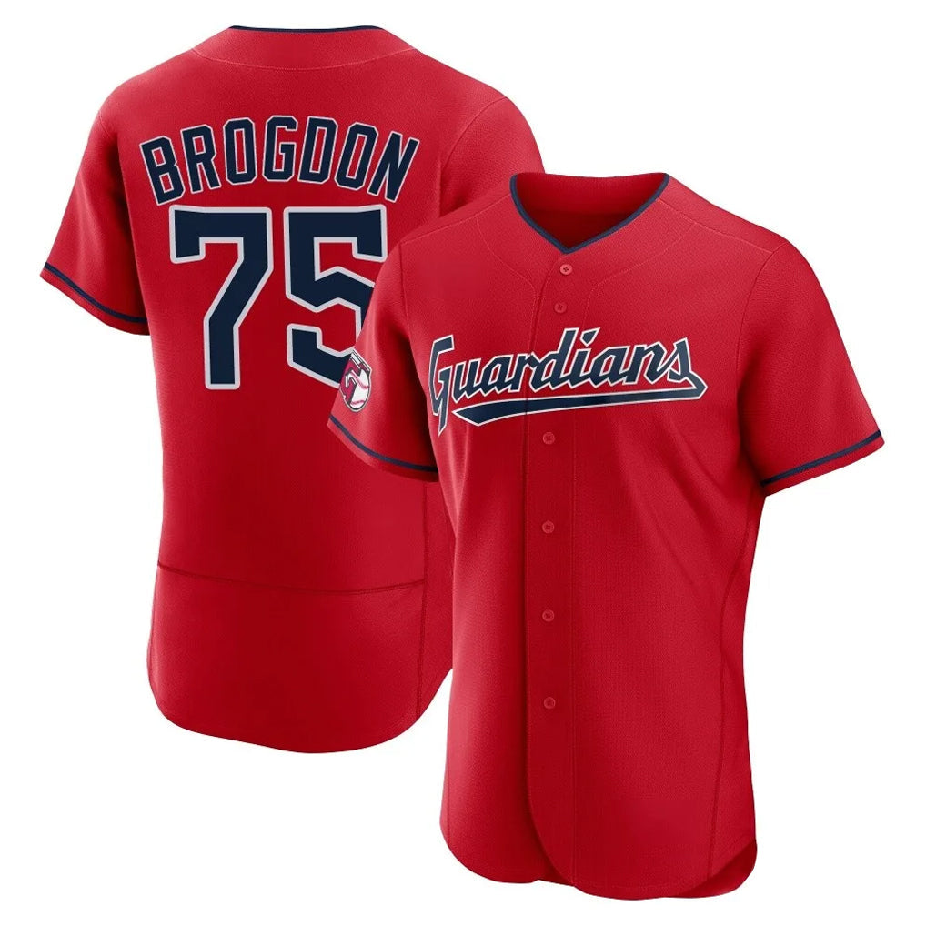 Crovyle C.Guardians #75 Connor Brogdon Player Red Limited Elite Home Stitched Jerseys