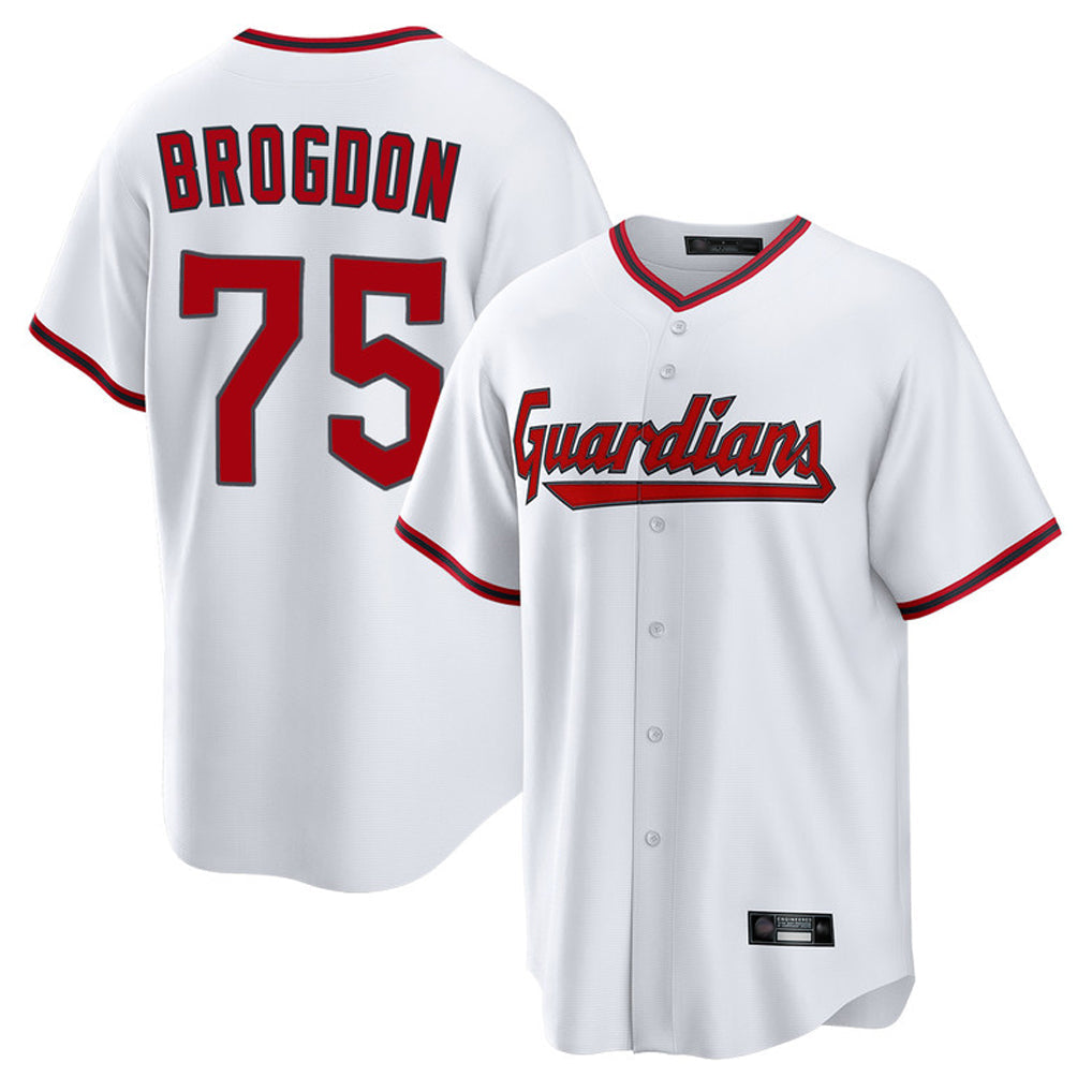 Crovyle C.Guardians #75 Connor Brogdon Player White Game Home Stitched Jerseys