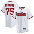 Crovyle C.Guardians #75 Connor Brogdon Player White Game Home Stitched Jerseys