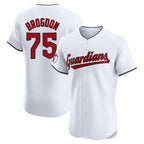 Crovyle C.Guardians #75 Connor Brogdon Player White Limited Elite Home Stitched Jerseys