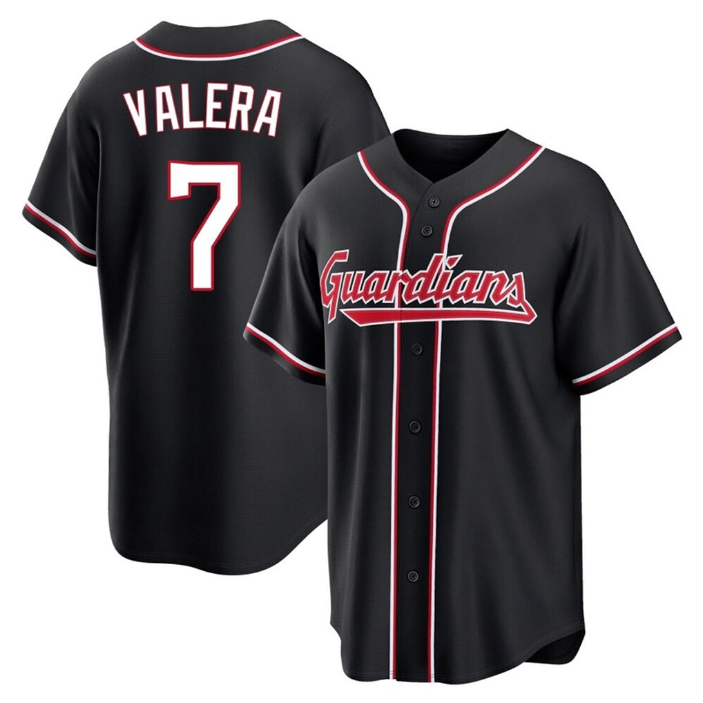 Crovyle C.Guardians #7 George Valera Player Black Fashion Out Home Game Stitched Jerseys