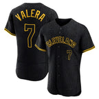 Crovyle C.Guardians #7 George Valera Player Black Snake Skin City Limited Elite Home Stitched Jerseys