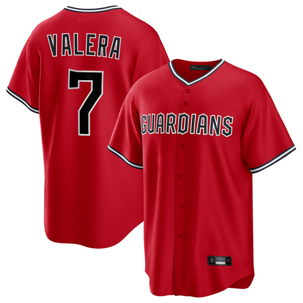 Crovyle C.Guardians #7 George Valera Player Red Home Game Stitched Jerseys