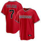 Crovyle C.Guardians #7 George Valera Player Red Home Game Stitched Jerseys