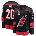 Crovyle C.Hurricanes #20 Sebastian Aho Black 2026 Stanley Cup Champions Home Breakaway Stitched Jerseys