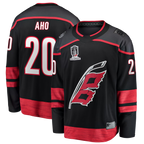 Crovyle C.Hurricanes #20 Sebastian Aho Black 2026 Stanley Cup Champions Home Breakaway Stitched Jerseys