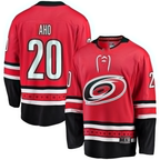 Crovyle C.Hurricanes #20 Sebastian Aho Red Alternate Breakaway Player Stitched Jerseys