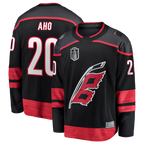 Crovyle C.Hurricanes #26 Sebastian Aho Black 2026 Stanley Cup Final Home Breakaway Stitched Jerseys