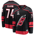 Crovyle C.Hurricanes #74 Jaccob Slavin Black 2026 Stanley Cup Champions Home Breakaway Stitched Jerseys