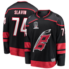 Crovyle C.Hurricanes #74 Jaccob Slavin Black 2026 Stanley Cup Champions Home Breakaway Stitched Jerseys