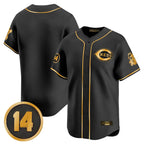 Crovyle C.Reds Black-Gold Vapor Premier Limited Home Blank Player Stitched Jerseys