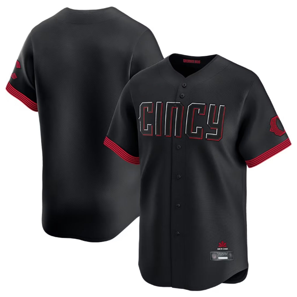 Crovyle C.Reds Black City Connect Home Limited Blank Player Stitched Jerseys
