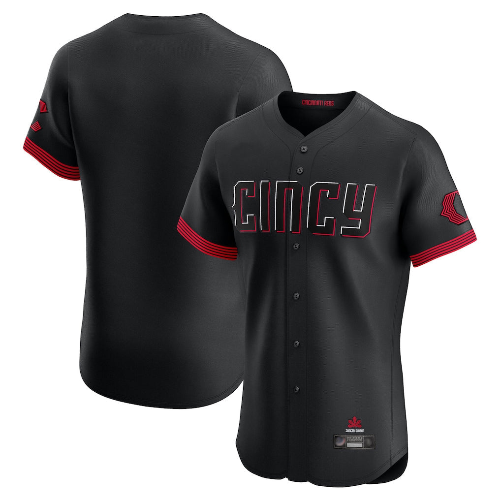 Crovyle C.Reds Black City Connect Limited Elite Home Blank Player Stitched Jerseys