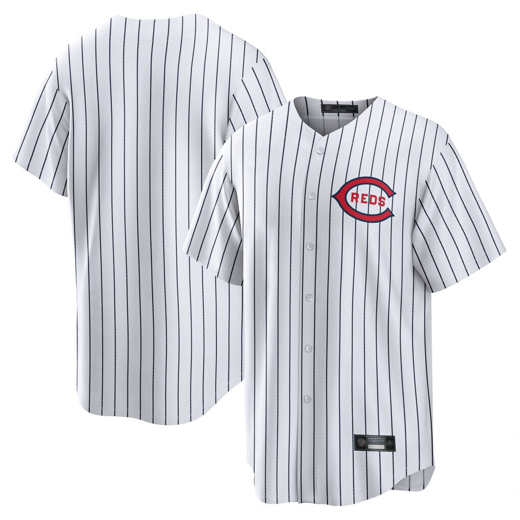 Crovyle C.Reds White Stripe Field of Dreams Game Home Blank Player Stitched Jerseys