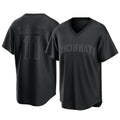 Crovyle C.Reds #11 Barry Larkin Player Black T-shirt Game Home Stitched Jerseys