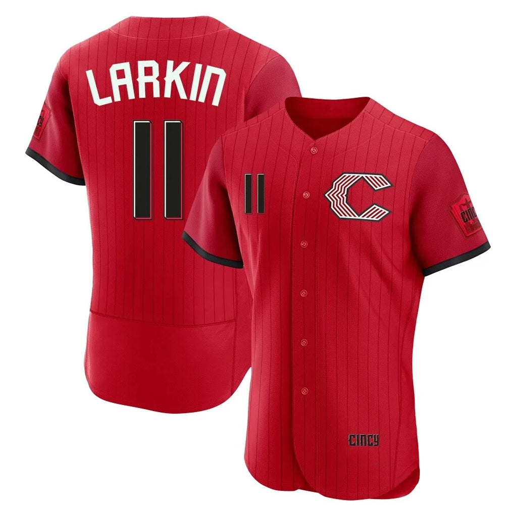Crovyle C.Reds #11 Barry Larkin Player Red 2026 City Connect Limited Elite Home Stitched Jerseys