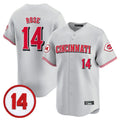Crovyle C.Reds #14 Pete Rose Player Gray Vapor Premier Limited Home Stitched Jerseys