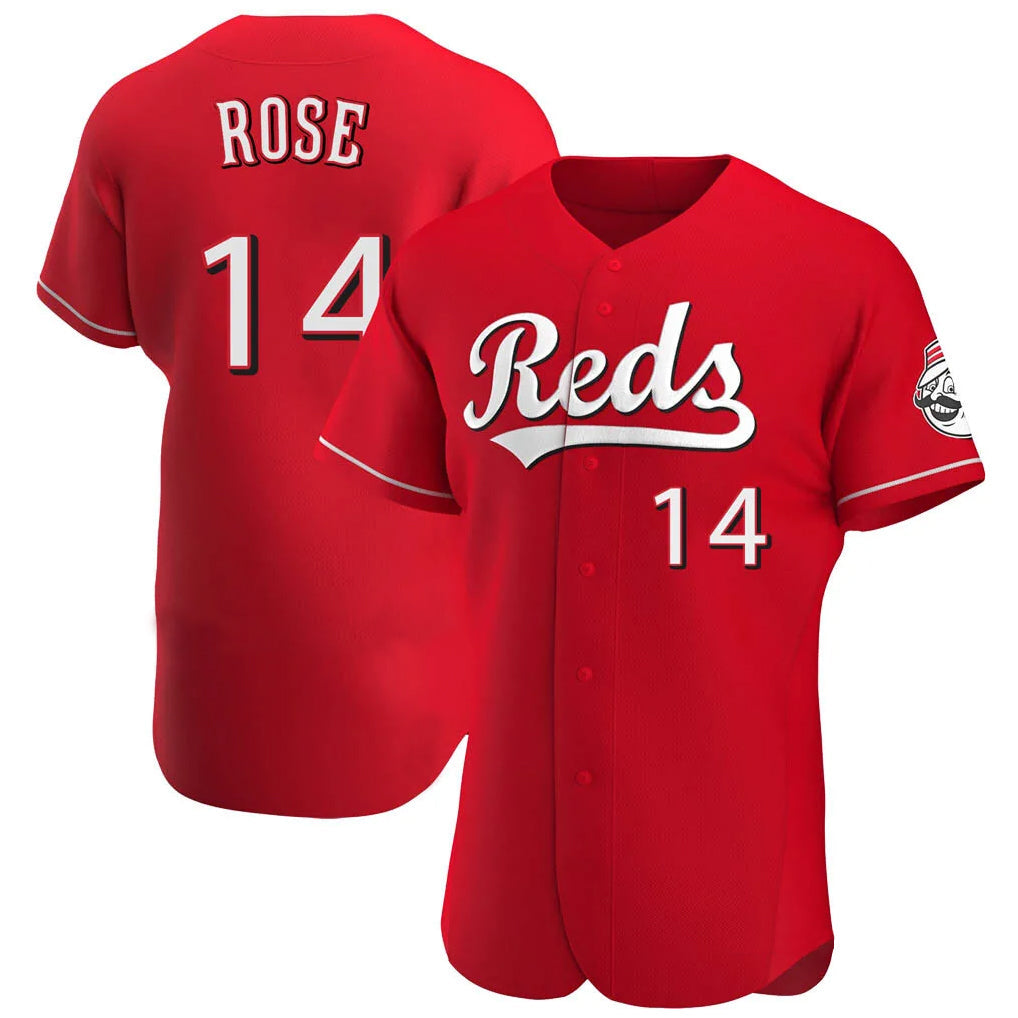 Crovyle C.Reds #14 Pete Rose Player Red Limited Elite Home Stitched Jerseys