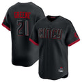 Crovyle C.Reds #21 Hunter Greene Player Black City Connect Home Limited Stitched Jerseys