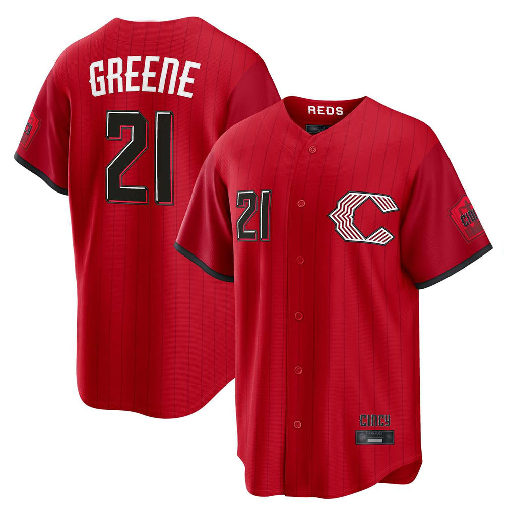 Crovyle C.Reds #21 Hunter Greene Player Red 2026 City Connect Home Game Stitched Jerseys