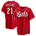 Crovyle C.Reds #21 Hunter Greene Player Red Home Game Stitched Jerseys