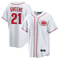 Crovyle C.Reds #21 Hunter Greene Player White Game Home Stitched Jerseys