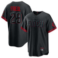 Crovyle C.Reds #29 TJ Friedl Player Black City Connect Home Game Stitched Jerseys