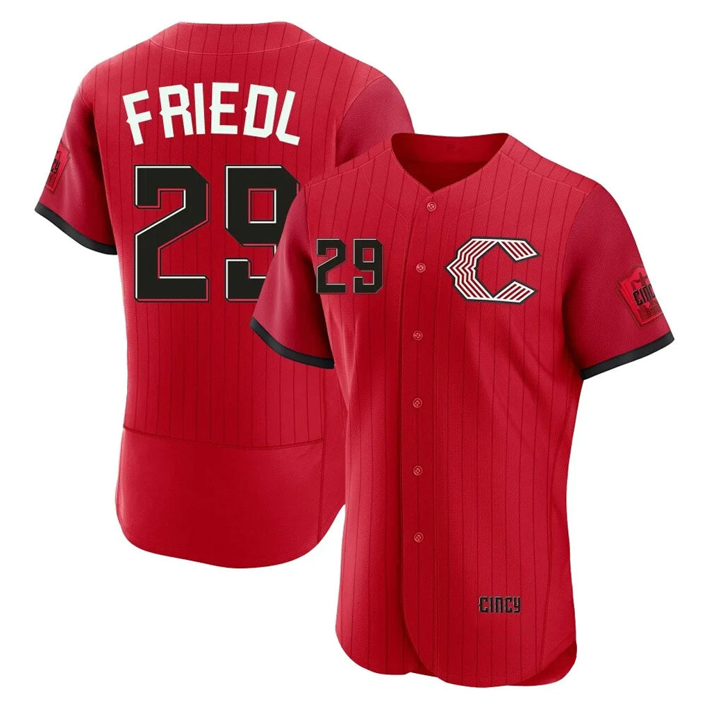 Crovyle C.Reds #29 TJ Friedl Player Red 2026 City Connect Limited Elite Home Stitched Jerseys