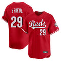 Crovyle C.Reds #29 TJ Friedl Player Red Home Limited Stitched Jerseys