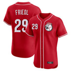 Crovyle C.Reds #29 TJ Friedl Player Red Limited Elite Home Game Stitched Jerseys