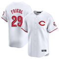 Crovyle C.Reds #29 TJ Friedl Player White Limited Home Stitched Jerseys
