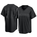 Crovyle C.Reds #30 Ken Griffey Player Black T-shirt Game Home Stitched Jerseys