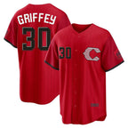 Crovyle C.Reds #30 Ken Griffey Player Red 2026 City Connect Home Game Stitched Jerseys