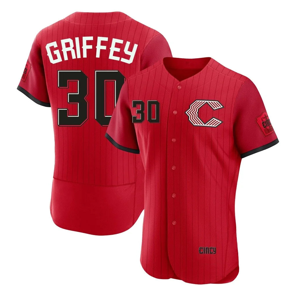 Crovyle C.Reds #30 Ken Griffey Player Red 2026 City Connect Limited Elite Home Stitched Jerseys