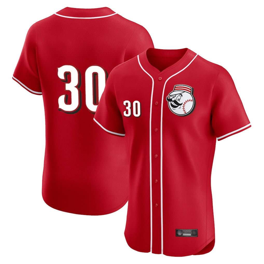 Crovyle C.Reds #30 Ken Griffey Player Red Limited Elite Home Game Stitched Jerseys