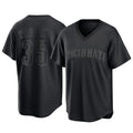 Crovyle C.Reds #35 Jose Trevino Player Black T-shirt Game Home Stitched Jerseys