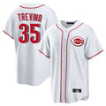 Crovyle C.Reds #35 Jose Trevino Player White Game Home Stitched Jerseys