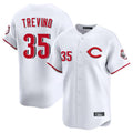 Crovyle C.Reds #35 Jose Trevino Player White Limited Home Stitched Jerseys