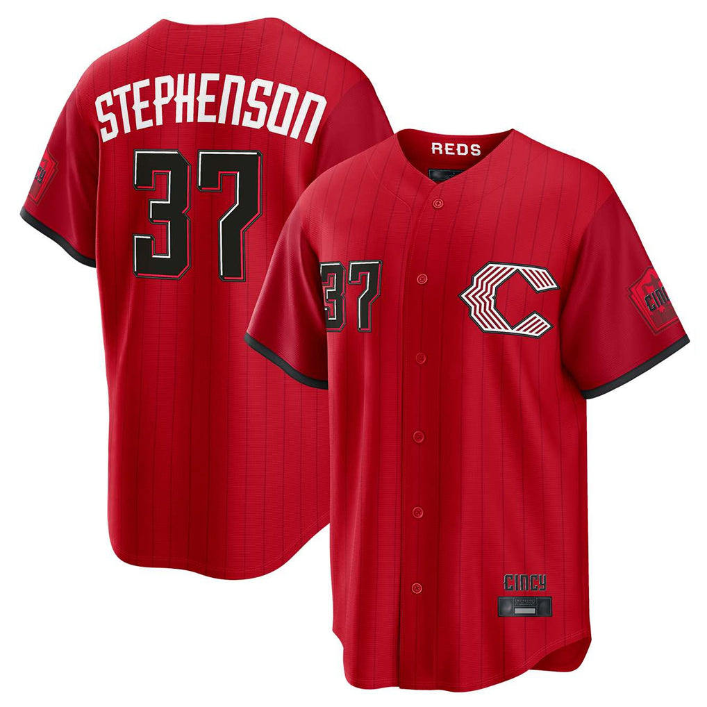 Crovyle C.Reds #37 Tyler Stephenson Player Red 2026 City Connect Home Game Stitched Jerseys