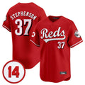 Crovyle C.Reds #37 Tyler Stephenson Player Red Vapor Premier Limited Home Stitched Jerseys